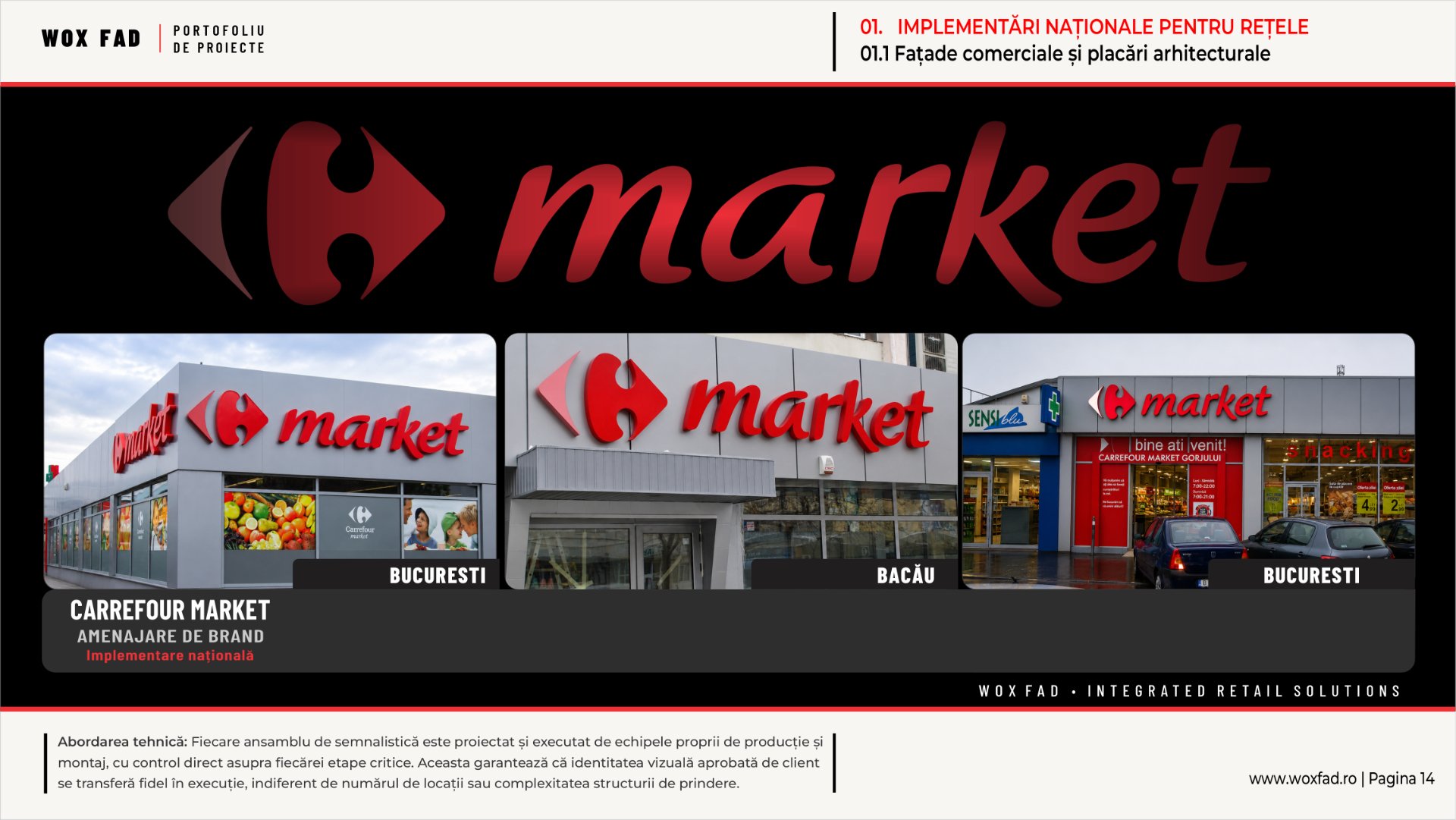 Carrefour Market — București / Bacău / București
