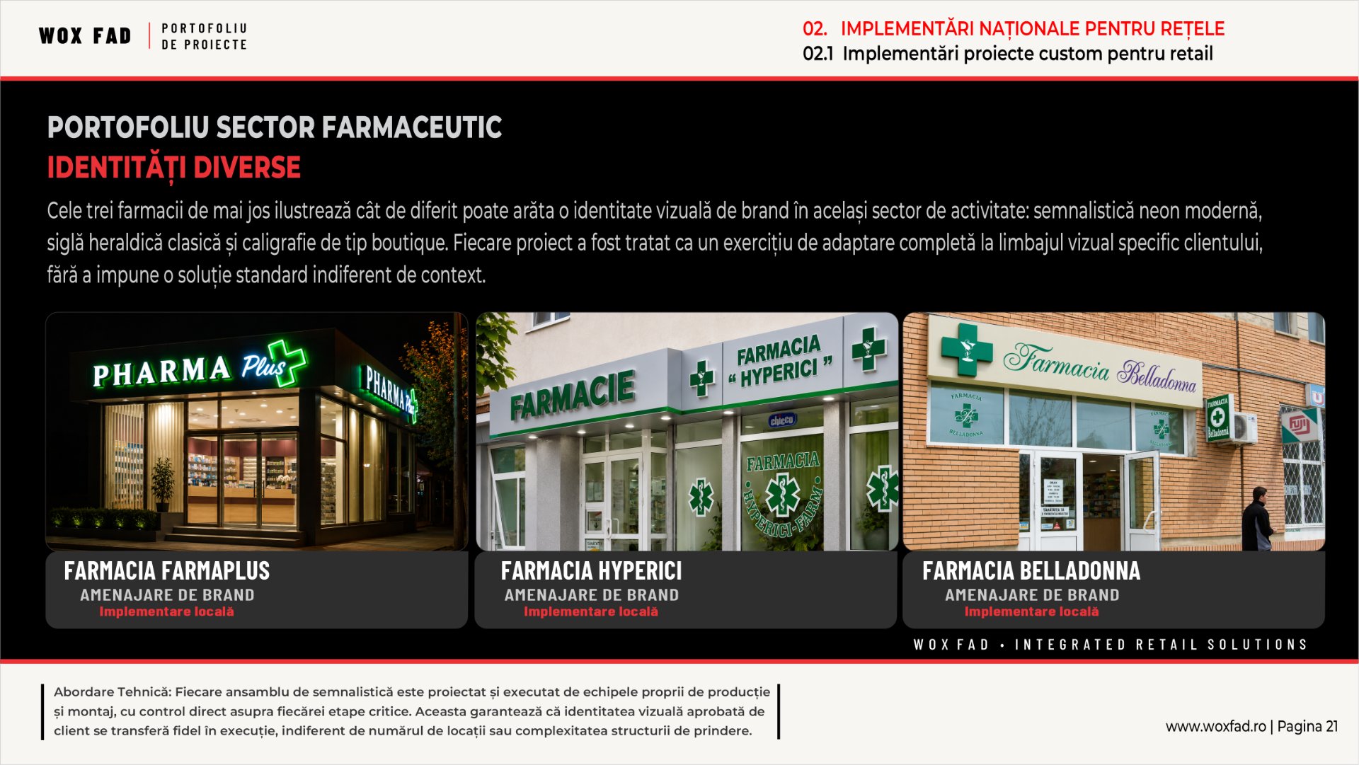 Portofoliu sector farmaceutic — Farmaplus / Hyperici / Belladonna