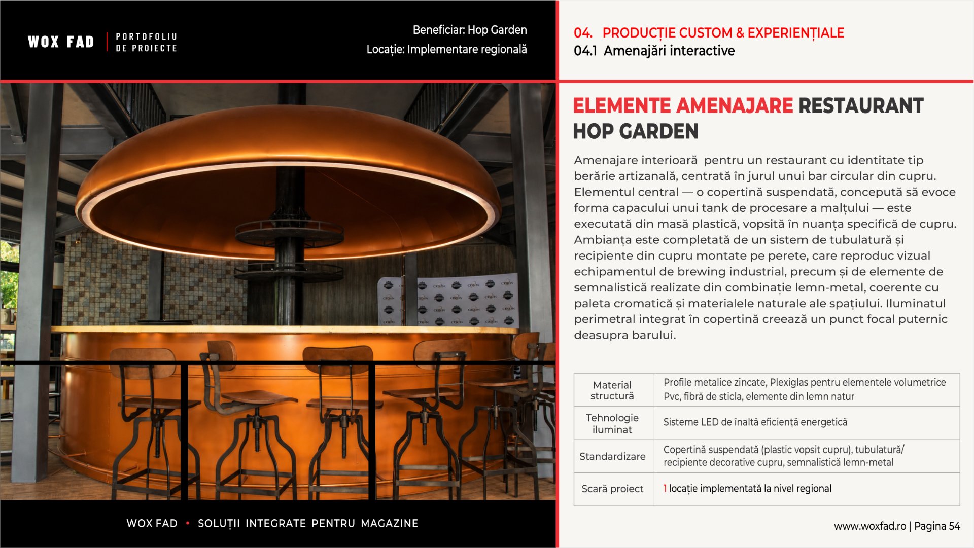 Hop Garden — Elemente amenajare restaurant