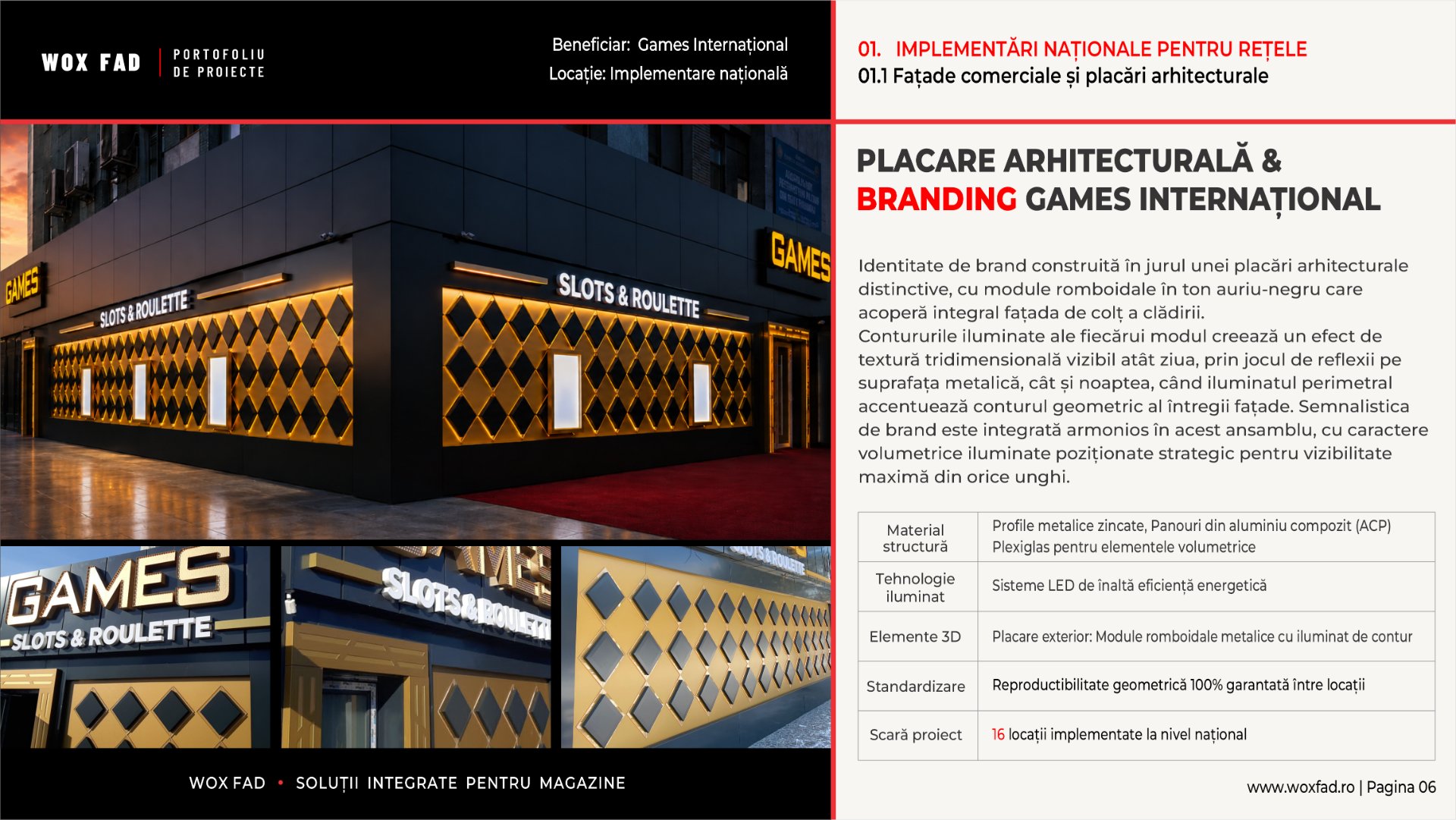 Games Internațional — Placare arhitecturală (Focșani)